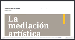Desktop Screenshot of mediacionartistica.org