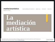Tablet Screenshot of mediacionartistica.org